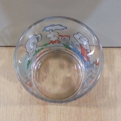Nutella Stoneland old collectible glass used
