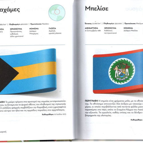 Flags from Around the World book new, Greek language