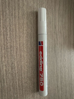 Edding 750 Oil Marker White New, Permanent