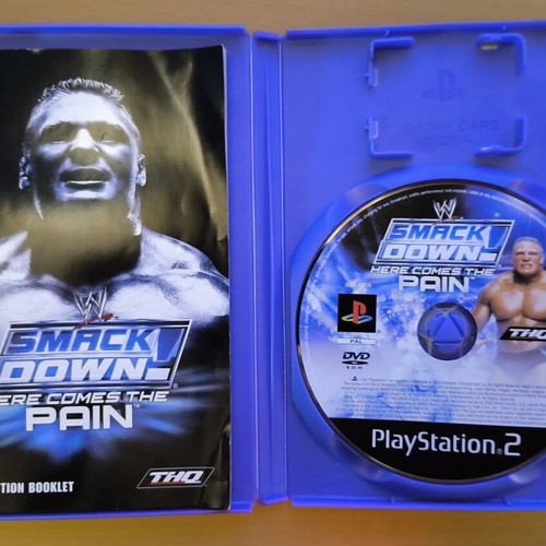 WWE SmackDown! Here Comes the Pain PS2 used, Black Label CIB