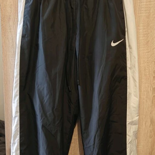 Nike women's track pants used, black and white, XS/S