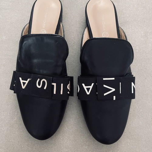 Silvian Heach black mules used, size 37