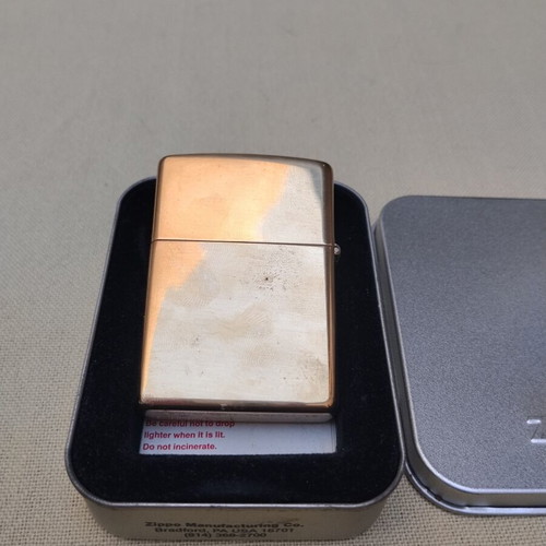 Zippo 254BBS B172 Slot Machine Brass lighter like new with box