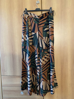 Molly Bracken colorful wide-leg pants new, viscose fabric