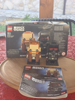 LEGO BrickHeadz Star Wars Obi-Wan Kenobi and Darth Vader set used