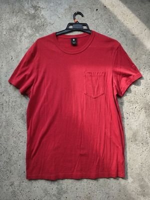 G-Star Raw men's t-shirt XL like new, red, cotton