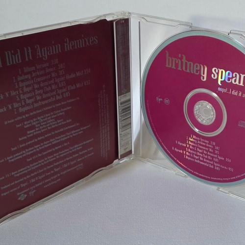 Britney Spears Oops!...I Did It Again Remixes CD used