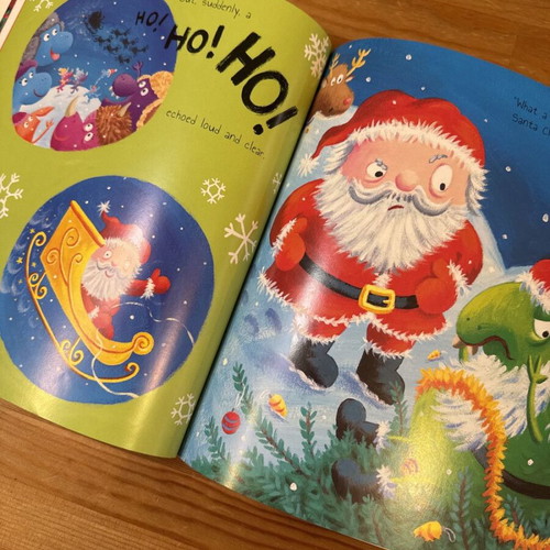 Yikes, Santa Claws! English children's book like new