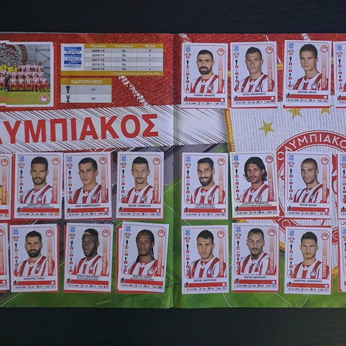 Panini Super League 2014-2015 Album used, 100% complete