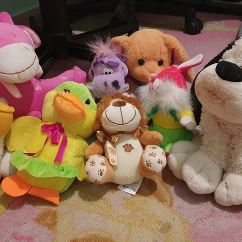 Plush toys like new, assorted set