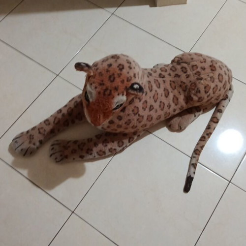Large plush tiger 95x40 cm