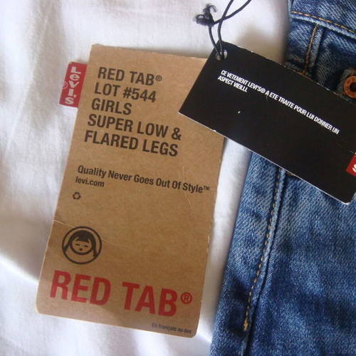 Levi's 544 jeans Superlow Flare καινούργιο, μέγεθος W25 L32, μπλε σκούρο