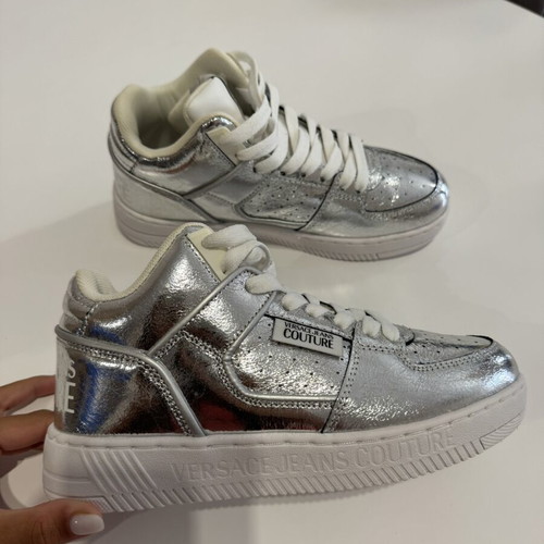 Versace Jeans Couture silver sneakers size 36 new