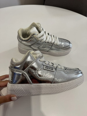 Versace Jeans Couture silver sneakers size 36 new