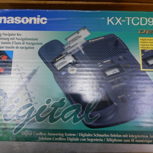 Panasonic KX-TCD965 cordless phone used, with digital answering machine
