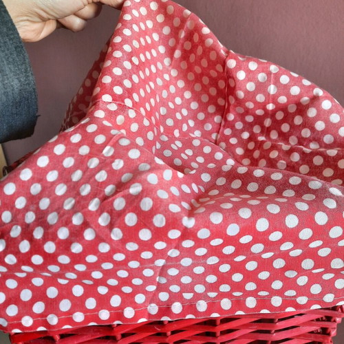 Easter basket used with removable fabric