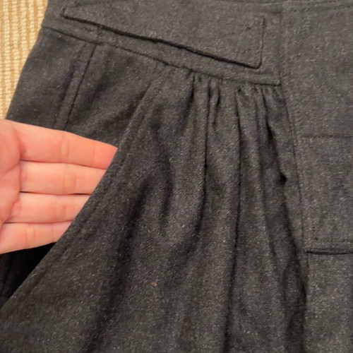 Isabel Marant Étoile wool mini skirt like new, size Small, gray