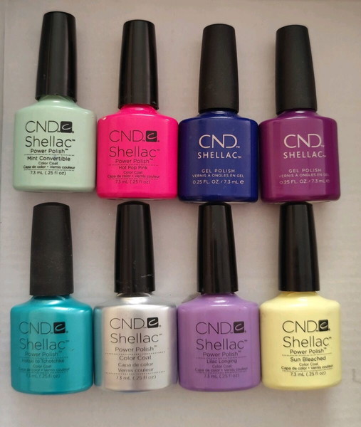 8 ημιμόνιμα βερνίκια CND Shellac