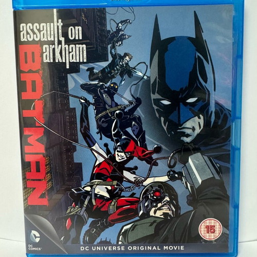 Batman Assault On Arkham Blu-Ray like new, English subtitles