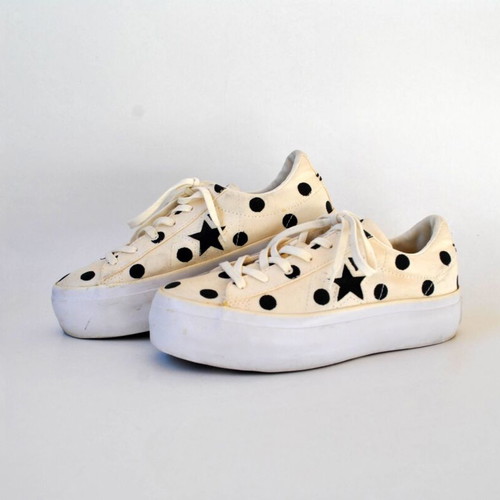 Converse One Star Platform Ox sneakers, polka dot, size 37.5
