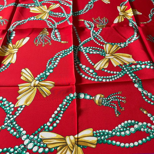 Silk scarf LORIS AZZARO PARIS new with beautiful colors