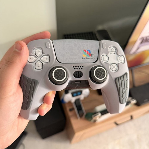 Sony DualSense Controller PS5 with TMR Sticks like new, white