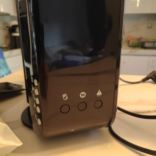 Tommee Tippee Perfect Prep baby milk maker used with new sealed filter
