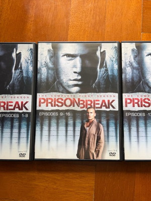 Prison Break Season 1 DVD like new with Greek subtitles