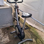 Static bike and abdominal machine used