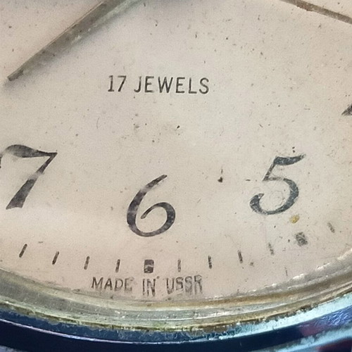 Poljot mechanical watch used, works