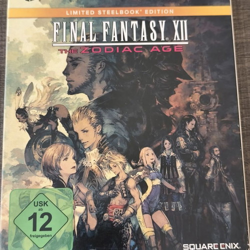 Final Fantasy XII The Zodiac Age Limited Steelbook Edition PS4 game