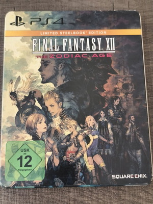 Final Fantasy XII The Zodiac Age Limited Steelbook Edition PS4 game