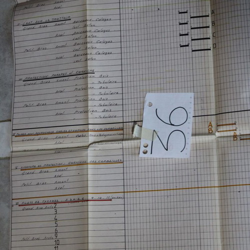 Original 1985 Drawing for Pont Neuf Wrapping by Christo like new