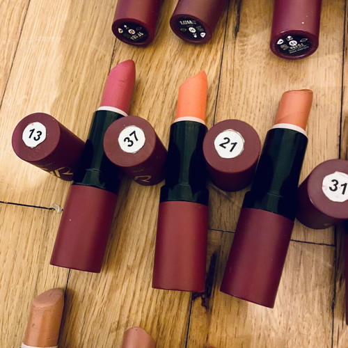 Golden Rose, Grigi and Barbara Bort lipsticks, set of 17