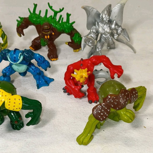 Gormiti figures used, all together
