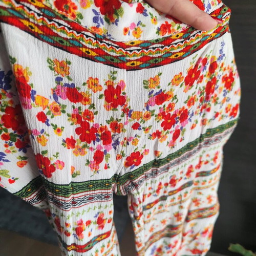 Zara summer pants used, multicolor, 9-10 years