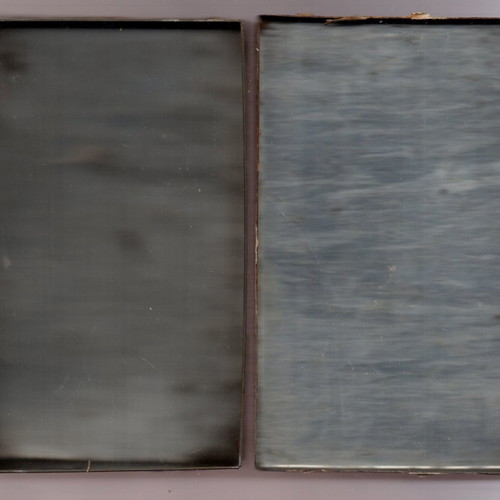 Simon Arzt metal cigarette box 1900s, tabletop 8x18cm