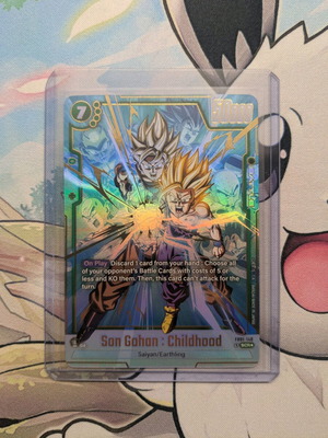 Κάρτα Son Gohan Childhood secret rare alt σαν καινούργιο