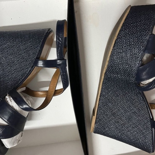 Pargiana platforms like new, blue, size 39