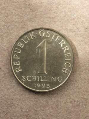 Coin 1 Austrian Schilling 1995 used