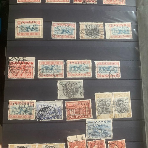 Ithaca Kefalonia 1941 stamps used, lot of 4