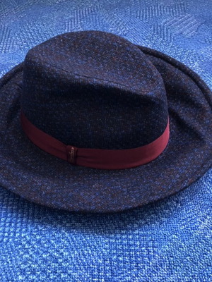 Borsalino Hat new, size 56, blue