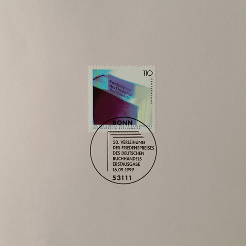 German stamps 1999 first day cover Bonn, unsealed block of four