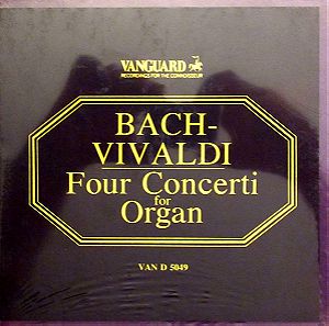 Johan Sebastian Bach & Antonio Vivaldi - Four Concerti for Organ. Vanguard 4-track Stereo Reel to Reel Sealed  - ΤΑΙΝΙΑ ΜΑΓΝΗΤΟΦΩΝΟΥ ΚΑΙΝΟΥΡΙΑ