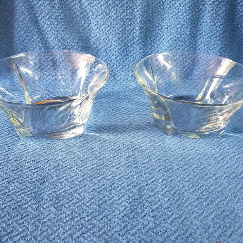 Glass bowls used, set of 2 pieces