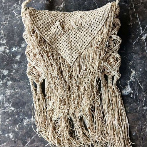 Summer boho straw woven bag, brand new