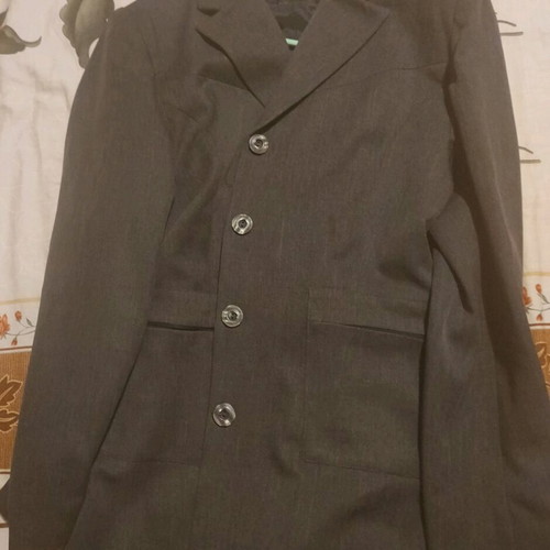 Fall jacket like new, large size, dark gray