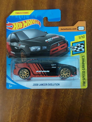 Hot Wheels Mitsubishi Lancer Evolution Advan 2008 new, sealed