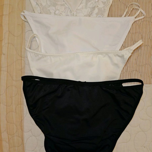 Women's lace slip underwear new, pack of 6, size L
