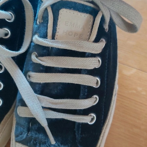 Joe Sneaker Jeans Velvet Emma Hope shoes used, size 38.5-39, beige and blue
